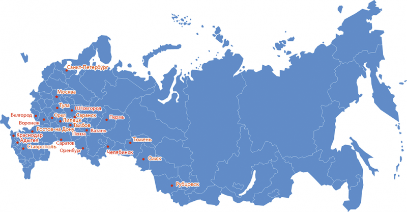 Карта складов озон для поставщиков